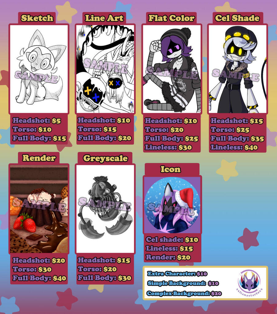 xxlianastarfoxx commission page 1